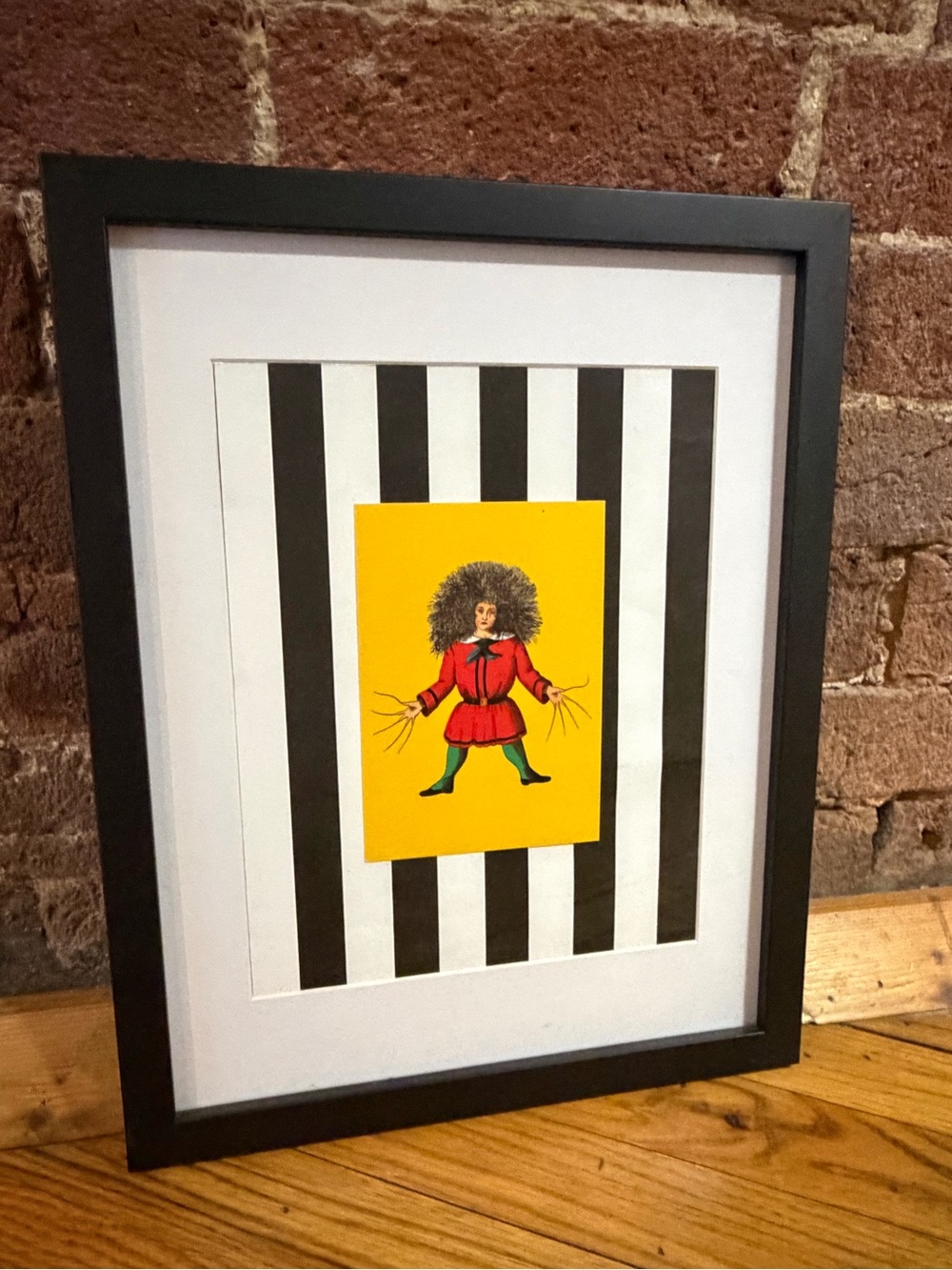 Framed Eclectic German Gothic Art Print Struwwelpeter bookish horror